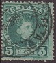 Spain 1901 Alfonso XIII 5 CTS Green Edifil 242. 242 u. Uploaded by susofe